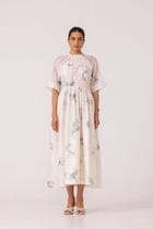 Arha Zodiac Print Handwoven Dress view 1