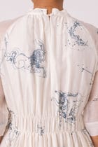 Arha Zodiac Print Handwoven Dress view 12