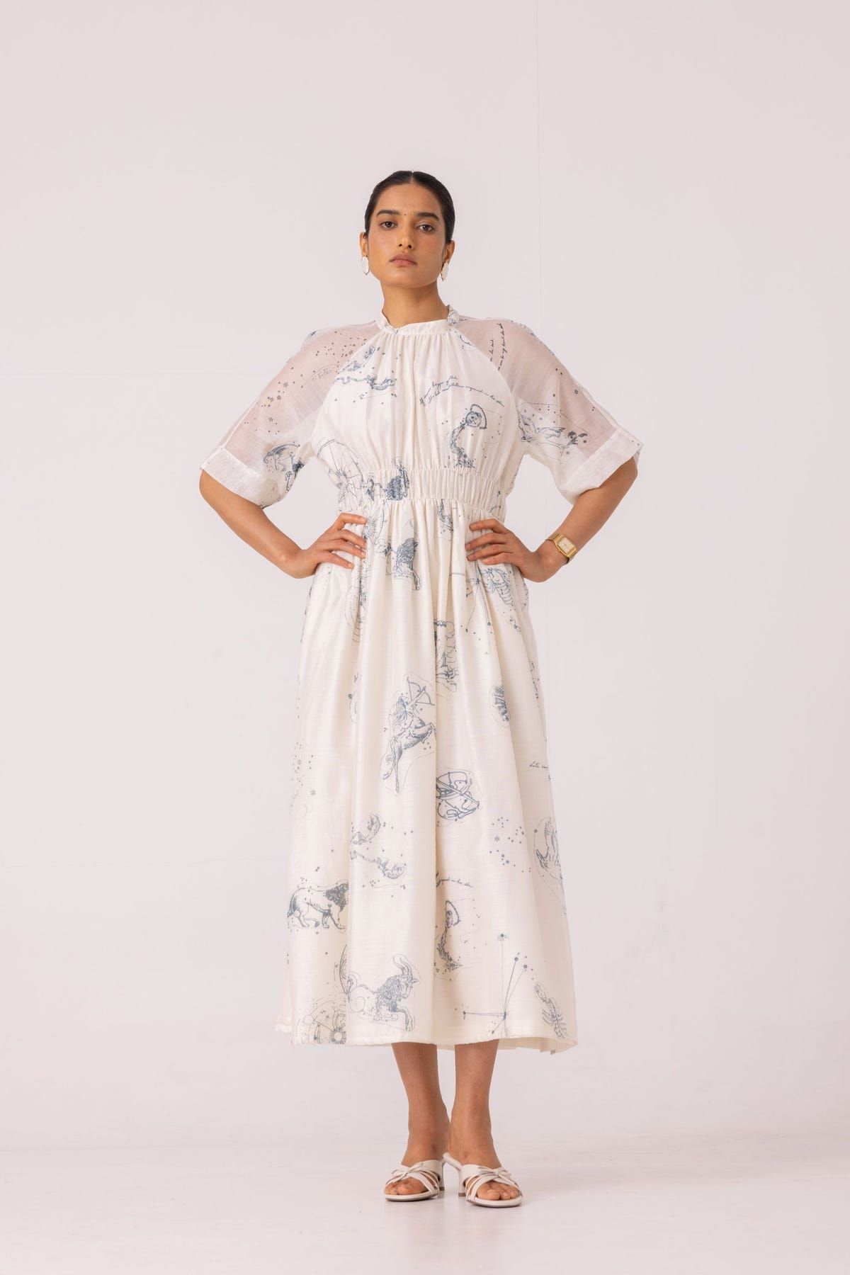 Arha Zodiac Print Handwoven Dress - image 2