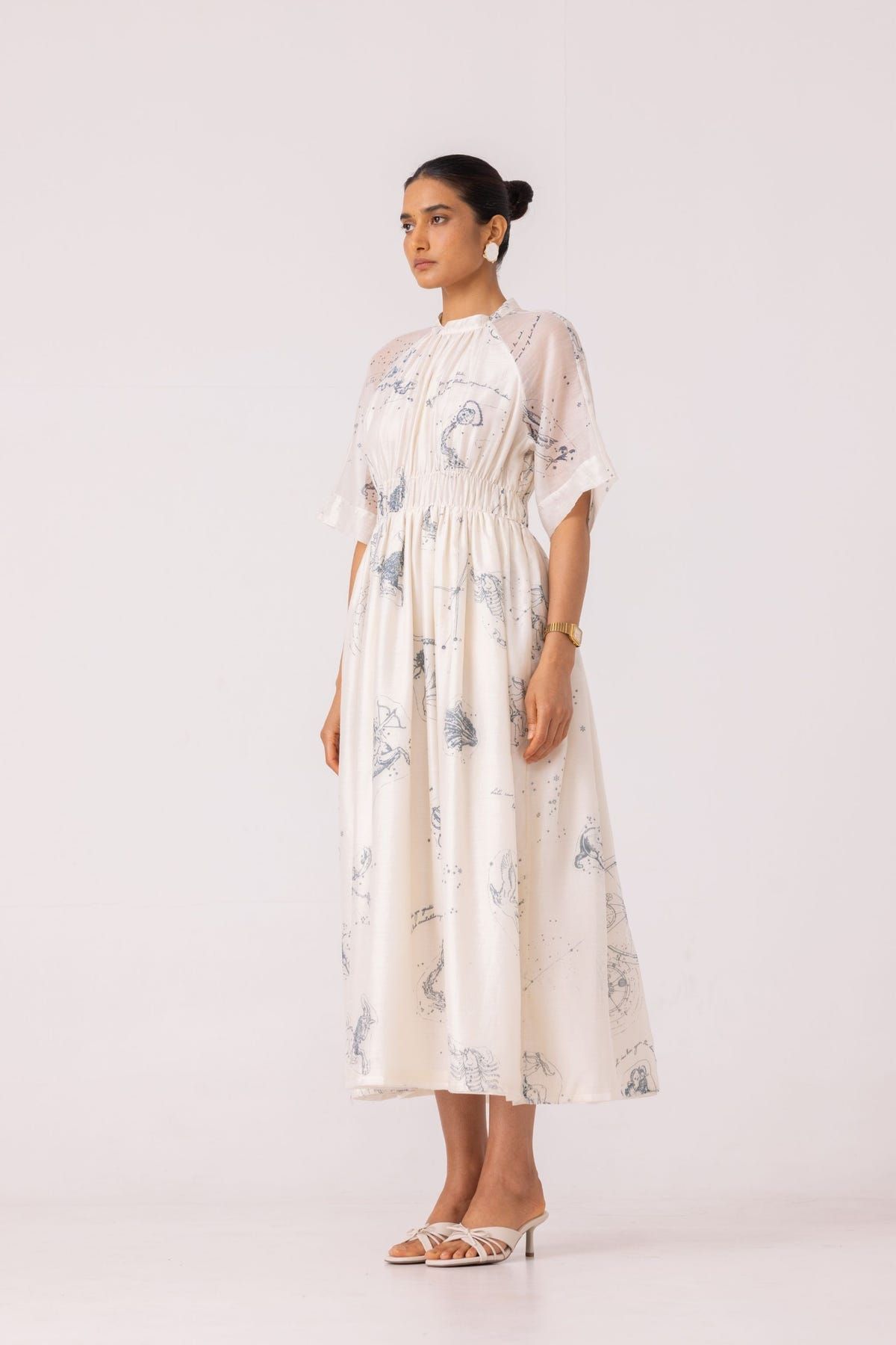 Arha Zodiac Print Handwoven Dress - image 3