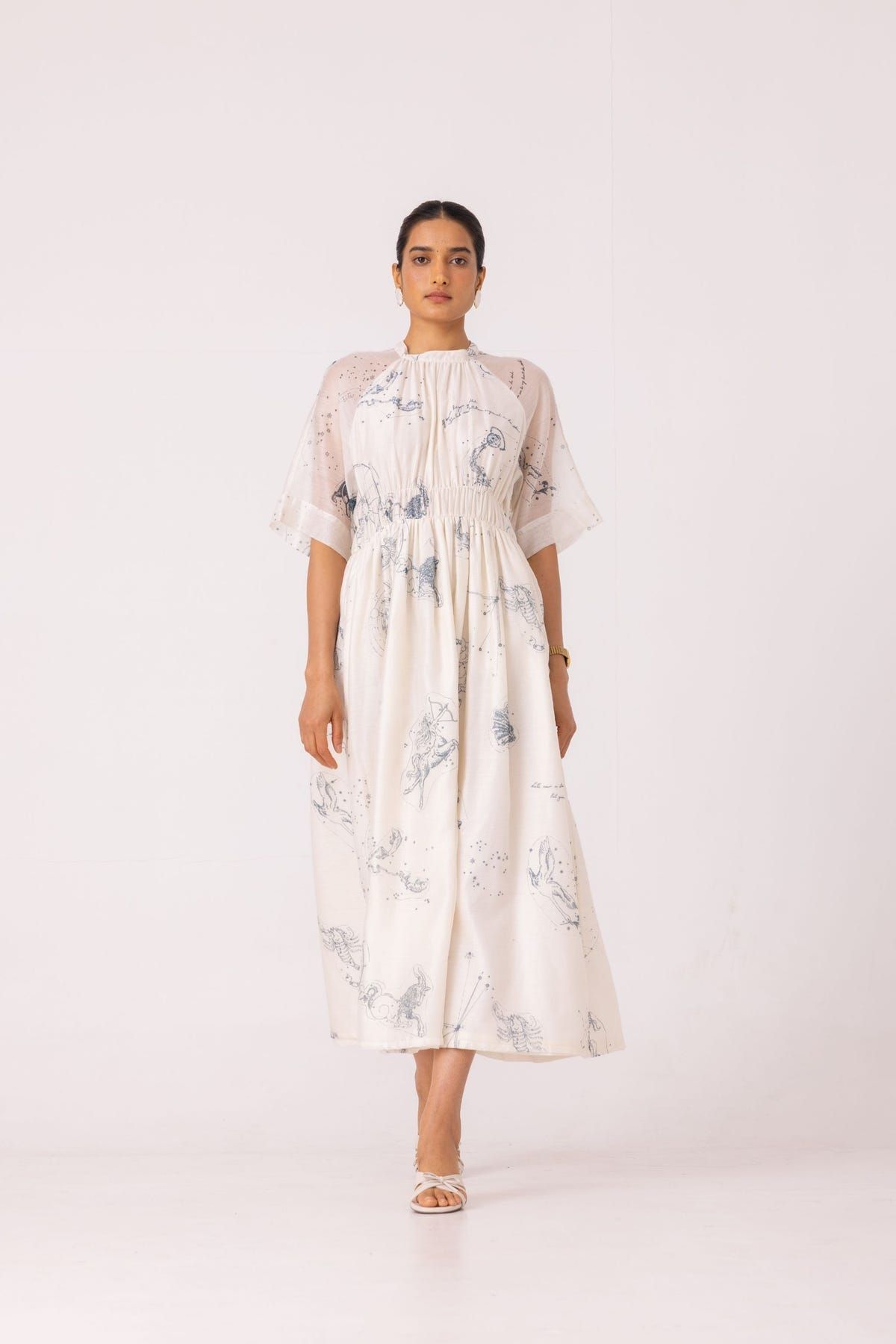 Arha Zodiac Print Handwoven Dress - image 8