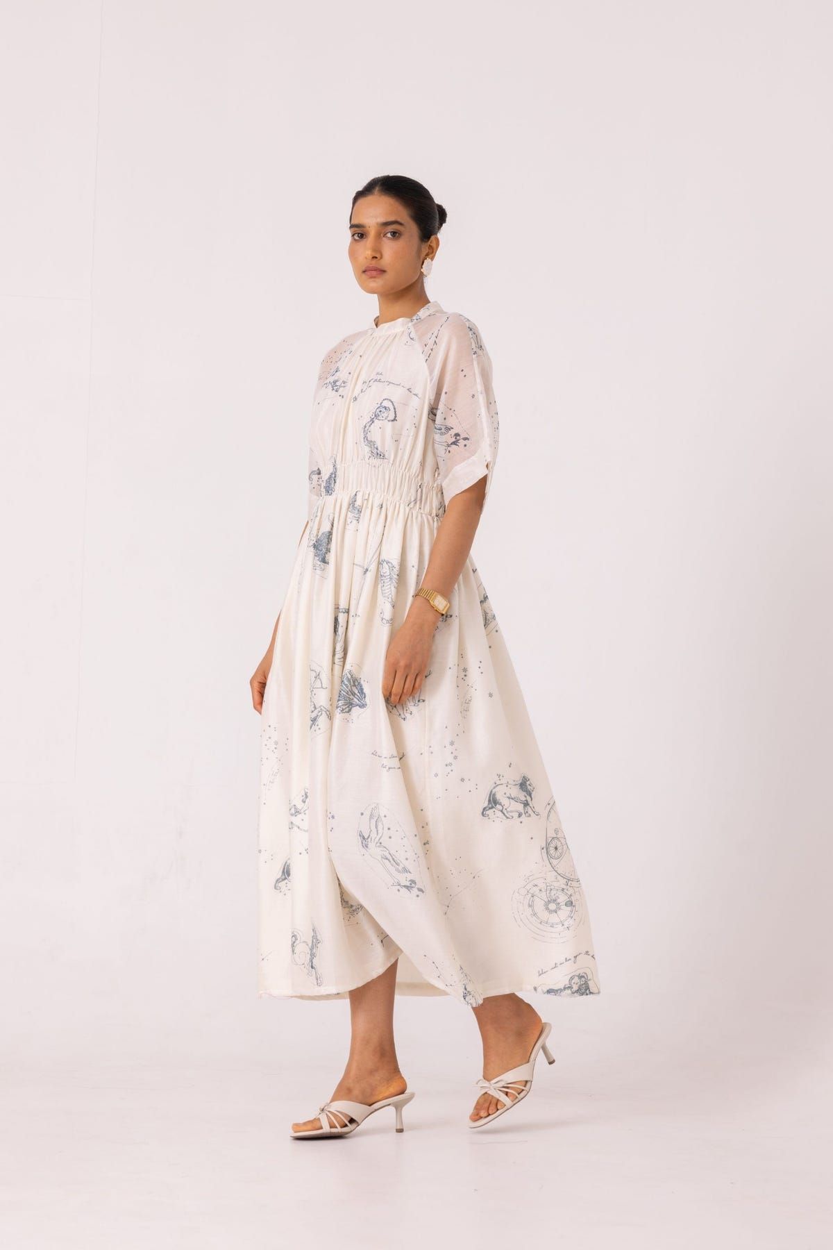 Arha Zodiac Print Handwoven Dress - image 9