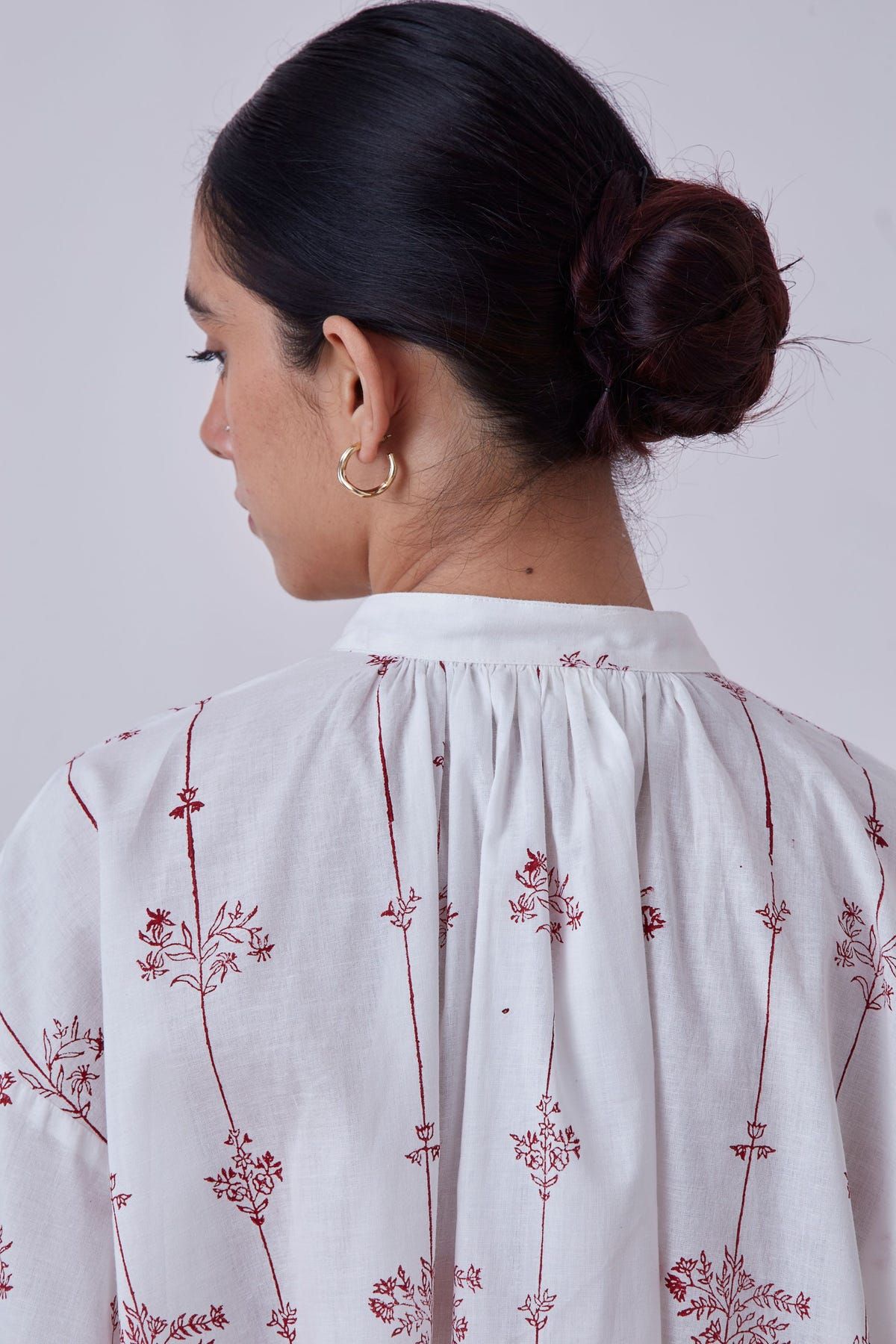 Kesar Red Hand Printed Top - image 7
