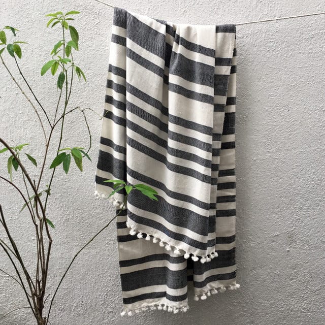 Striped Handwoven Towel - image 1