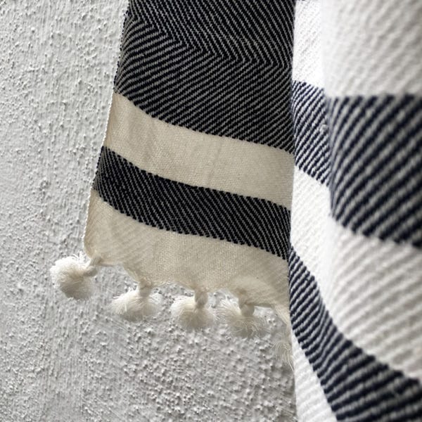 The Summer House — Striped Handwoven Towel