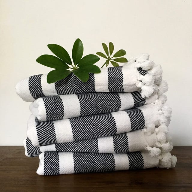 Striped Handwoven Towel - image 4