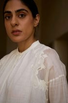 Raha Embroidered Handwoven Top view 3