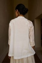 Raha Embroidered Handwoven Top view 8