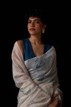 Saiph Zodiac Print Handwoven Saree view 13
