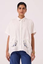 Sibyl Handwoven Embroidered Shirt view 1