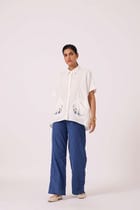 Sibyl Handwoven Embroidered Shirt view 5