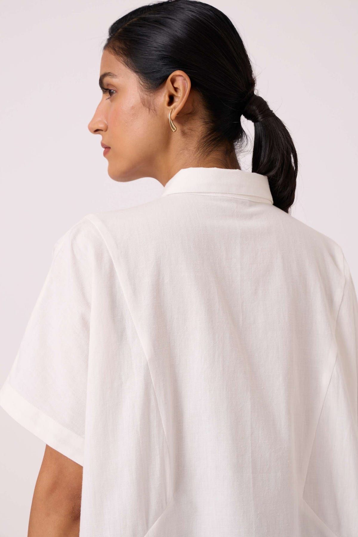 Sibyl Handwoven Embroidered Shirt - image 6
