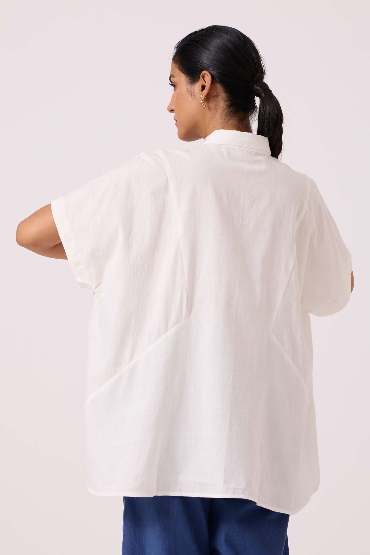 Sibyl Handwoven Embroidered Shirt - image 7