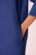 Nebo Ink Blue Linen Tunic Set view 5