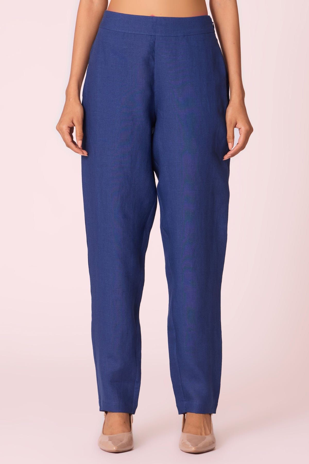 Nebo Ink Blue Linen Tunic Set - image 8