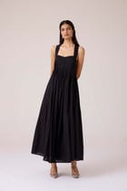 Erato Black Pleated Dress view 14