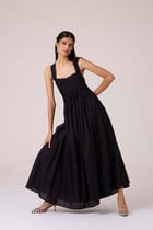 Erato Black Pleated Dress view 17