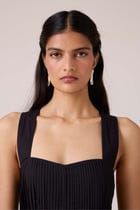 Erato Black Pleated Dress view 6