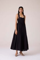 Erato Black Pleated Dress view 7