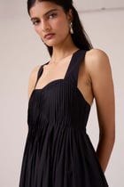 Erato Black Pleated Dress view 8