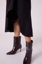 Kira Black Cotton Panelled Dress view 7