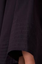 Kira Black Cotton Panelled Dress view 8