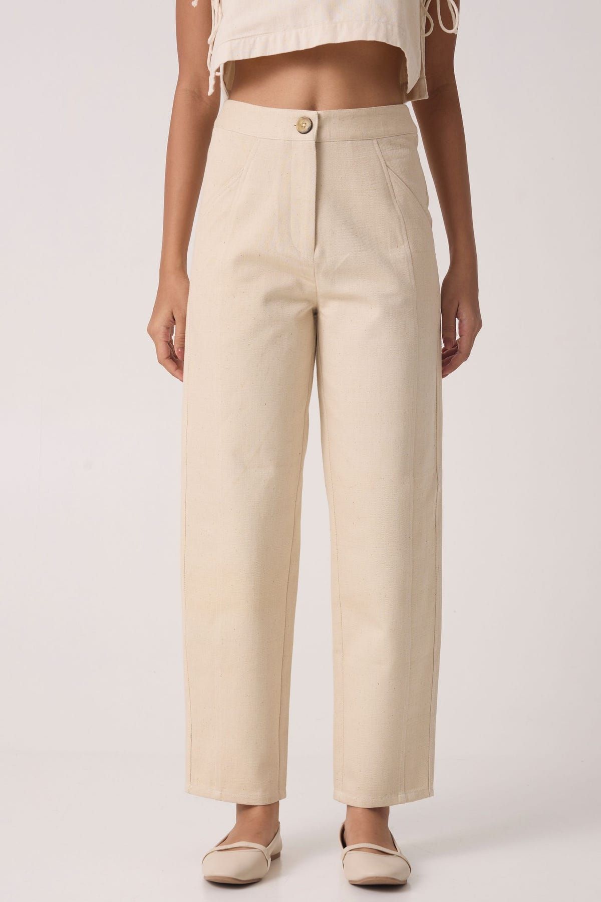 Sunisa Off White Denim Pants - image 2