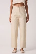 Sunisa Off White Denim Pants view 2