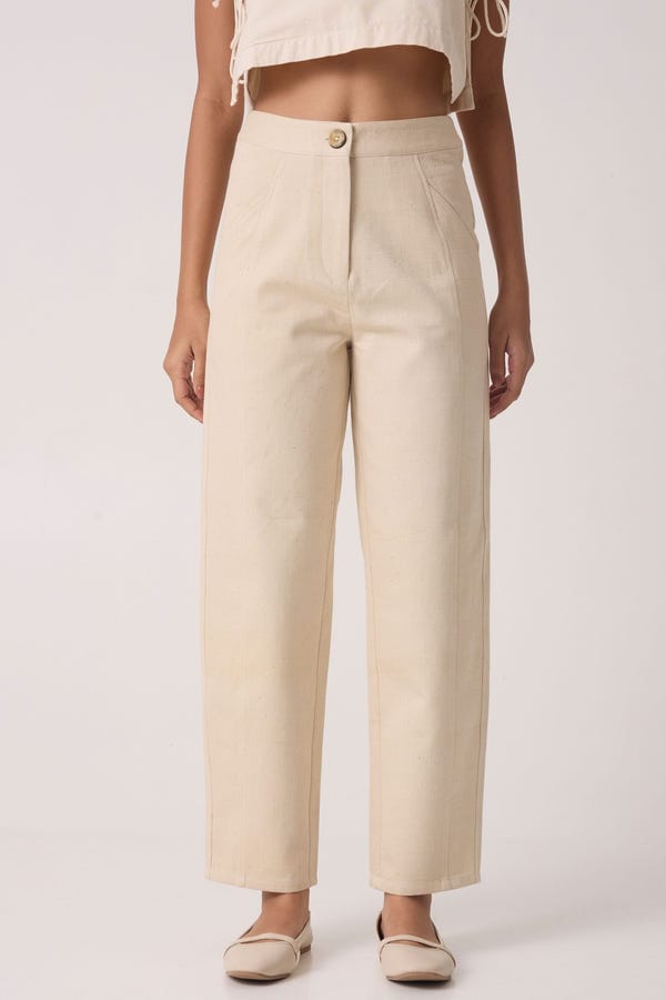 The Summer House — Sunisa Off White Denim Pants