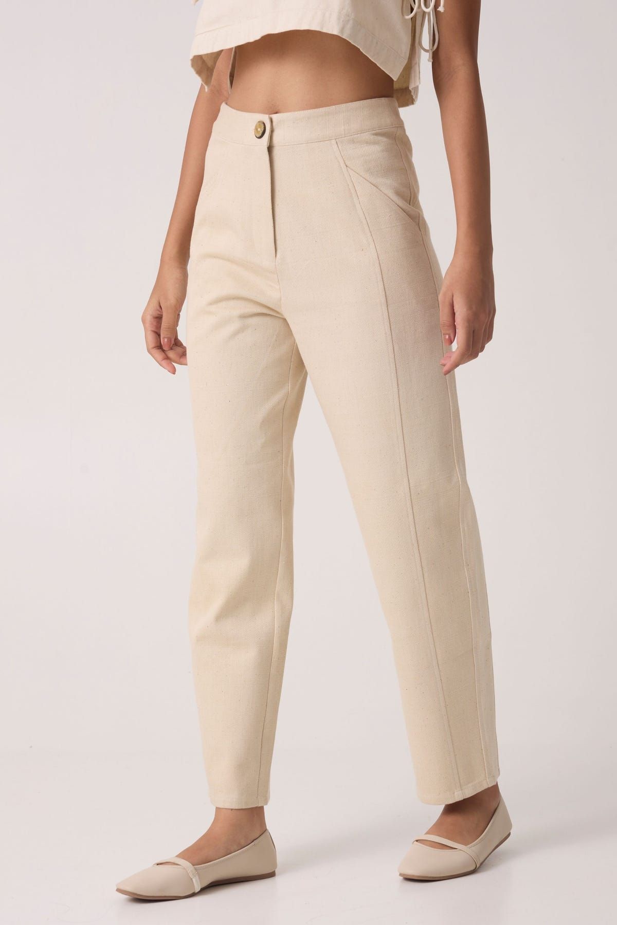 Sunisa Off White Denim Pants - image 3