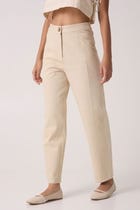 Sunisa Off White Denim Pants view 3