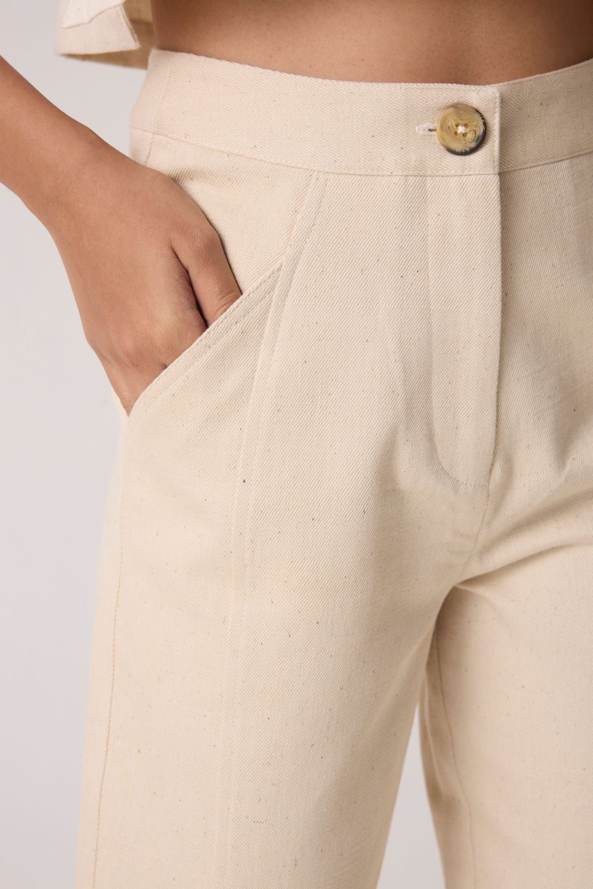Sunisa Off White Denim Pants - image 5