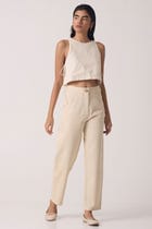 Sunisa Off White Denim Pants view 7
