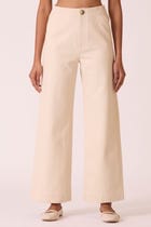 Yelena Off White Handloom Pants view 1