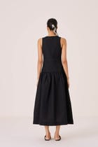 Nuwan Black Quilted Dress view 11