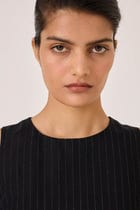 Nuwan Black Quilted Dress view 8