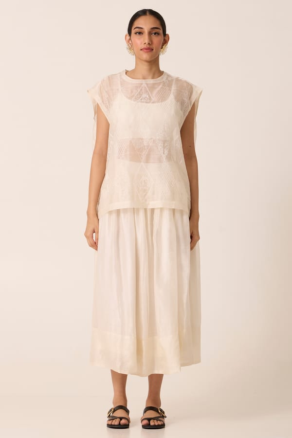 The Summer House — Sahir Handwoven Embroidered Set
