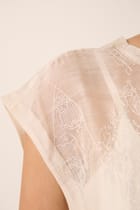 Sahir Handwoven Embroidered Top view 4