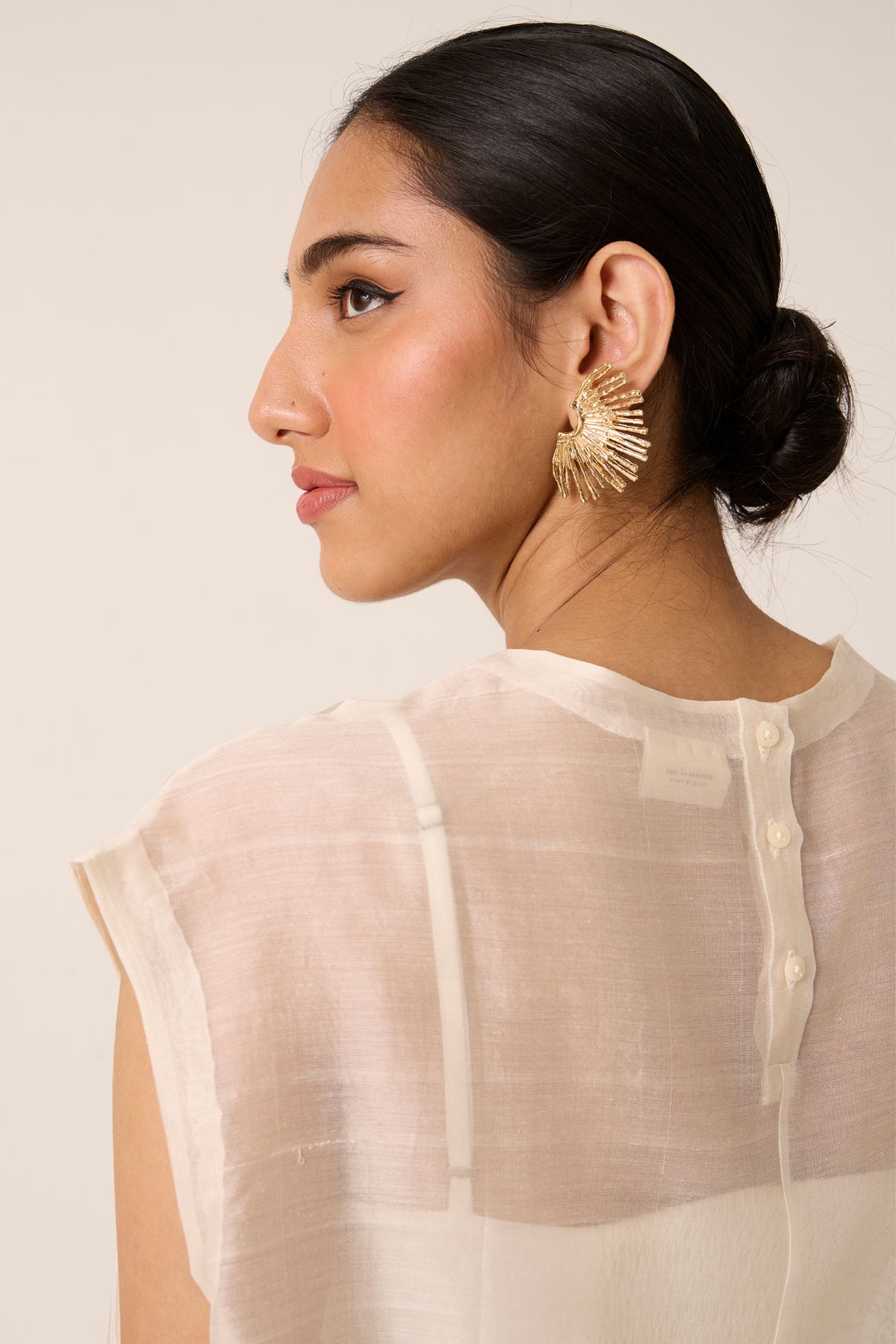 Sahir Handwoven Embroidered Top - image 7