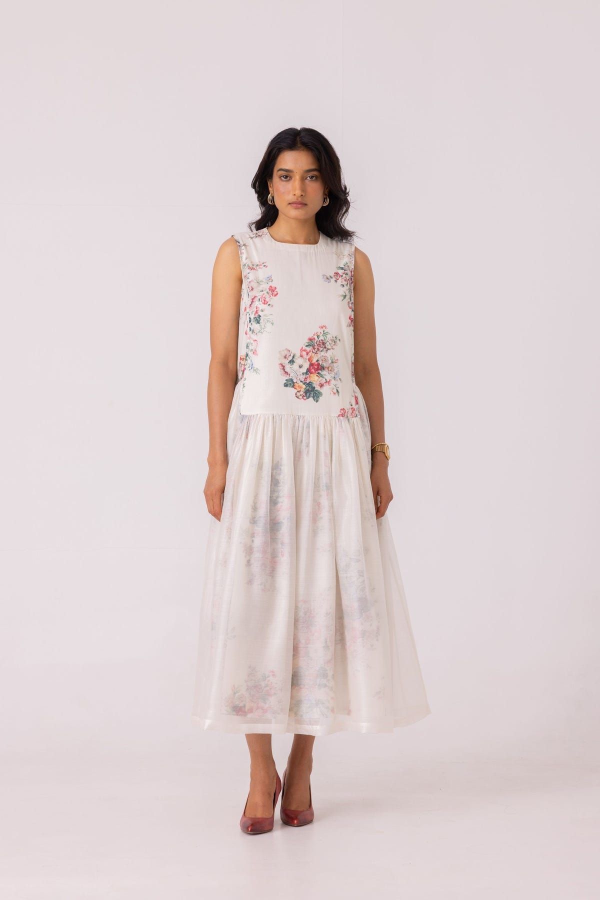 Aleksey Floral Printed Maxi Dress - image 1