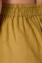 Maxim Olive Linen Shorts view 6