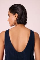 Reka Navy Needlecord Dress view 6