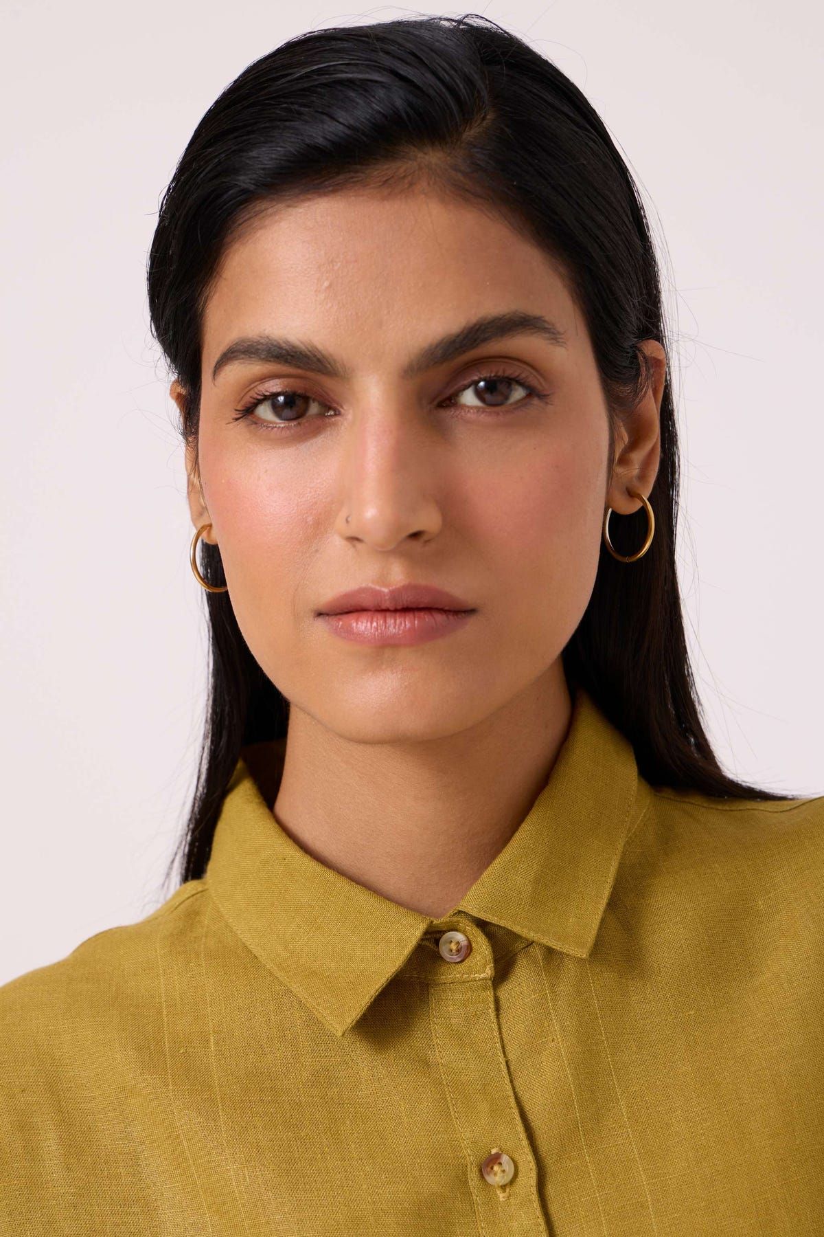 Perico Olive Linen Shirt - image 5