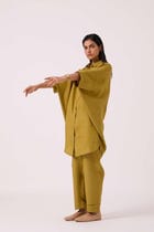 Perico Olive Linen Shirt view 9