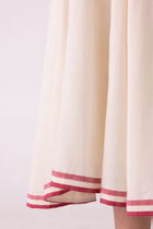 Medea Off White Handwoven Skirt view 6