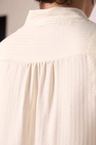 Lumas Off White Silk Top view 11