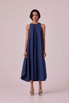 Audric Blue Midi Dress view 1