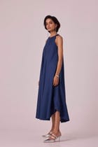 Audric Blue Midi Dress view 3
