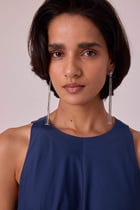 Audric Blue Midi Dress view 4