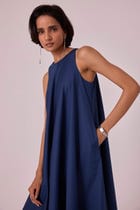 Audric Blue Midi Dress view 5
